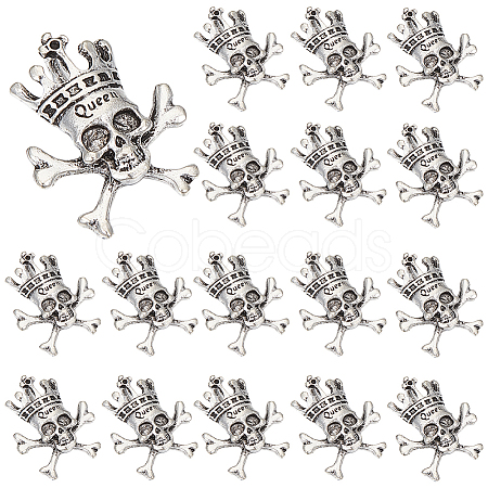 Tibetan Style Alloy Pendants FIND-SC0006-99-1