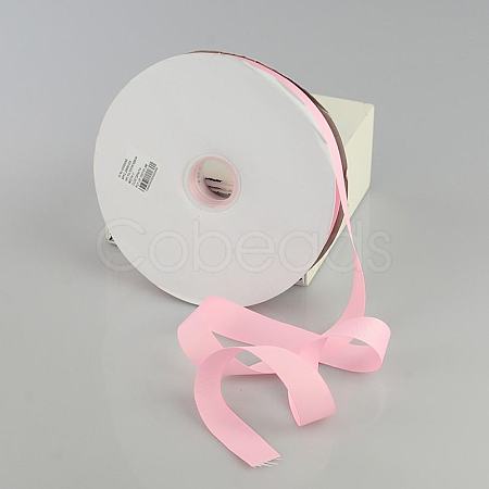 Breast Cancer Pink Awareness Ribbon Making Materials Grosgrain Ribbon SRIB-D004-38mm-123-1