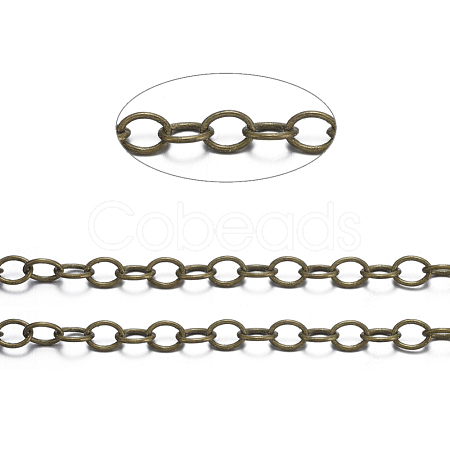 Brass Cable Chains CHC024Y-AB-1