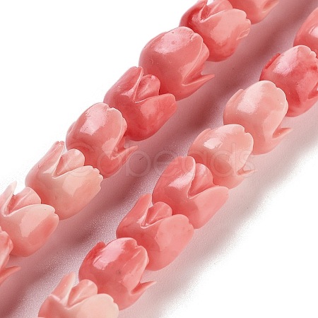 Synthetic Coral Beads Strands CORA-B001-05A-04-1