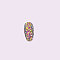 Glass Rhinestone Flat Back Cabochons, Back Plated, Faceted, Half Round, Colorful, 1.9~2x1mm, about 1440pcs/bag