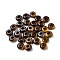 Natural Tiger Eye European Beads, Large Hole Beads, Rondelle, 12x6mm, Hole: 5mm