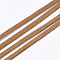 Faux Suede Cord, Faux Suede Lace, Chocolate, 2.5~2.8x1.5mm, about 1.09 yards(1m)/strand