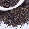 MIYUKI Delica Beads, Cylinder, Japanese Seed Beads, 11/0, (DB1055) Matte Metallic Gray Dusk Gold Iris, 1.3x1.6mm, Hole: 0.8mm, about 10000pcs/bag, 50g/bag