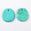 Natural Howlite Charms TURQ-G929-B02-2
