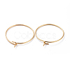 316 Surgical Stainless Steel Hoop Earring Findings A-STAS-J025-01B-G-2