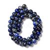 Natural Lapis Lazuli Beads Strands G-G099-8mm-7B-2