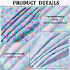 Leopard Print Rainbow Pattern Polycotton Fabric DIY-WH0028-18A-3