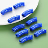 Opaque Spray Painted Acrylic Beads MACR-S372-001F-7
