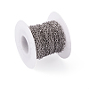 Tarnish Resistant 304 Stainless Steel Textured Cable Chains CHS-H007-05P-2