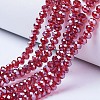 Electroplate Glass Beads Strands EGLA-A044-T1mm-A01-1