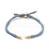 Nylon Cord Silder Bracelets MAK-C003-03G-19-4