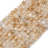 Natural Citrine(Heated) Beads Strands G-A267-B01-01-2