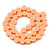 Handmade Polymer Clay Bead Strands X1-CLAY-R069-01L-A06-2