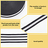 50 Yards Polyester Stripe Ribbons OCOR-WH0045-04B-4