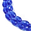 Transparent Glass Beads Strands X-EGLA-N013-T10mm-D11-3