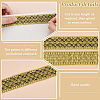 Polyester Braided Lace Ribbons OCOR-WH0092-17A-4