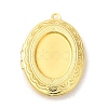 Rack Plating Brass Locket Pendants KK-K277-05G-1