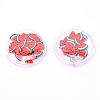 PVC Plastic with Resin Cabochons KY-CJC0004-04A-1