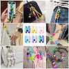 20Pcs UV Plating Opaque Acrylic European Beads OACR-TADJ0001-16H-6