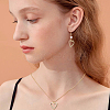 10Pcs 2 Styles Brass Pendants KK-HS0015-24-6