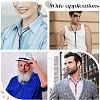 2Pcs 2 Styles Adjustable Vintage PU Leather Bolo Tie NJEW-GF0001-12AB-01-5