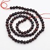 Natural Bloodstone Beads Strands G-E302-086-4mm-2