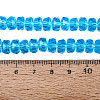 Transparent Glass Beads Strands GLAA-Q114-01A-A08-4