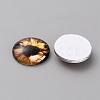 Glass Cabochons GLAA-WH0033-75F-07-2