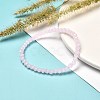 Faceted Glass Rondelle Beads Stretch Bracelet for Kid BJEW-JB06807-20-2