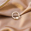 Natural Shell Beaded Stretch Rings for Women WG0687E-01-1