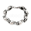 Halloween 304 Stainless Steel Link Chain Bracelets BJEW-D379-20B-AS-2