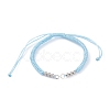 Adjustable Braided Polyester Cord Bracelet Making AJEW-JB00849-02-1