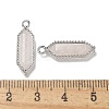 Natural Rose Quartz Faceted Double Terminal Pointed Pendants G-G181-05P-01-3