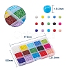 195G 15 Colors Glass Seed Beads SEED-YW0001-11C-2