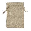 Christmas Printed Burlap Packing Pouches Drawstring Bags ABAG-Q053-02A-01-2