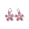 Brass Micro Pave Cubic Zirconia Pendants KK-U067-03P-06-1