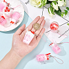 Olycraft 8Pcs 4 Style PVC Plastic Strawberry Ice Cream Cup Pendant Decorations HJEW-OC0001-08-3