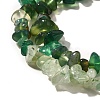 Natural Prehnite & Chrysoprase & Green Aventurine Beads Strands G-L610-A19-01-4