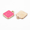 Alloy Enamel Charms ENAM-T016-13A-RS-3