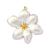 304 Stainless Steel Enamel Pendants STAS-OY003-04G-3