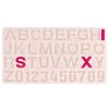 Number and Letter Design DIY Silicone Molds AJEW-P042-03-7