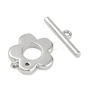 Brass Micro Pave Clear Cubic Zirconia Toggle Clasps KK-K391-19P-3