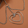 Alloy Sexy Hollow Elastic Multilayer Heart Chain FS-WGB5E69-01-4