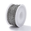 Tarnish Resistant 304 Stainless Steel Rope Chains CHS-F003-05P-A-4