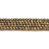 Electroplate Glass Beads Strands GLAA-H021-01A-FP07-2