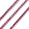 Iron Rhinestone Glass Cup Chain CH-U001-01L-2