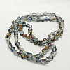 Electroplate Glass Beads EGLA-D028-05-2
