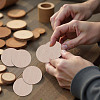 250Pcs 5 Bags Undyed Wood Cabochons WOOD-DR0001-06B-4
