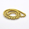 Round Non-magnetic Synthetic Hematite Beads Strands G-P061-62G-2